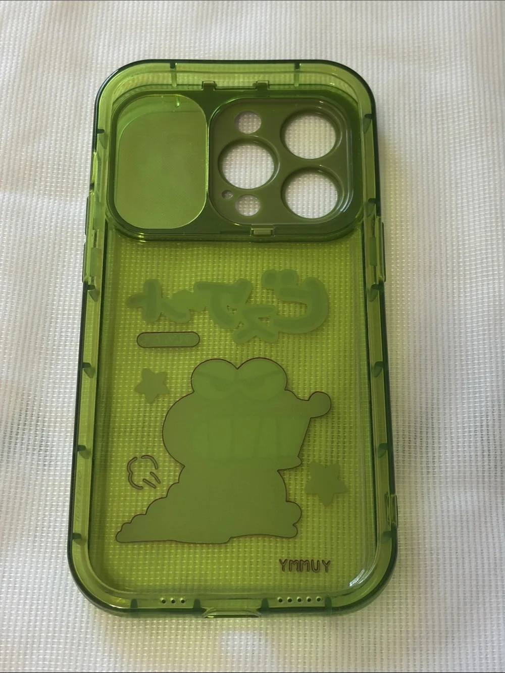 Shin Chan Cartoon iPhone 14 Pro Case with Mirror